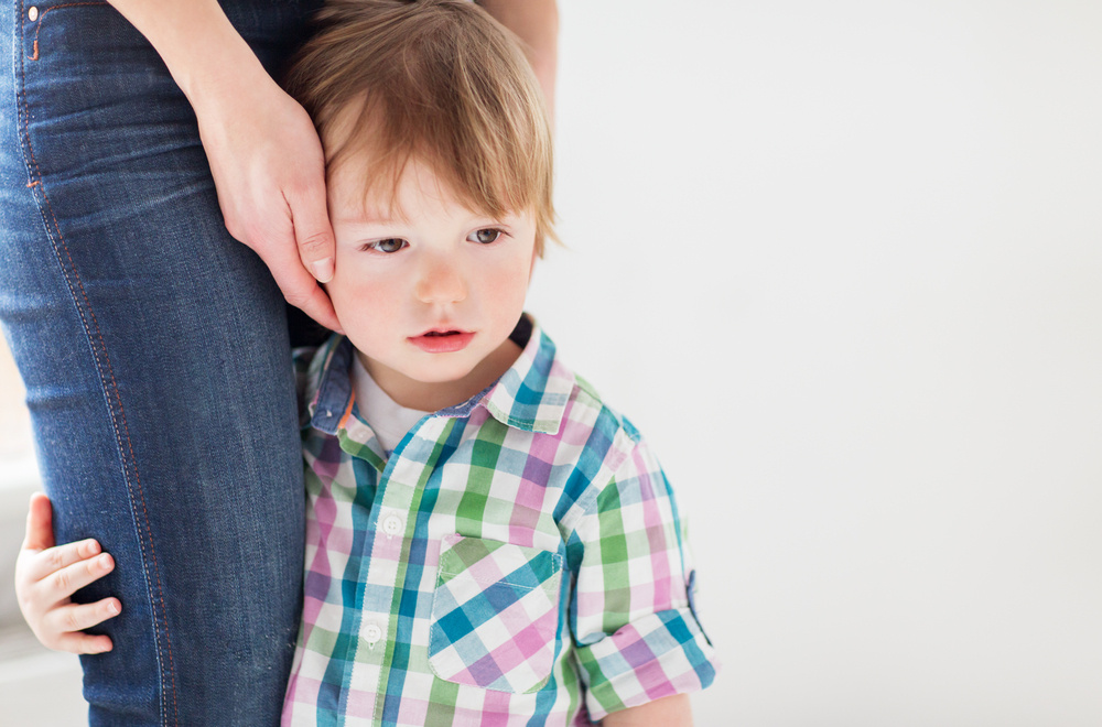 how can i explain to my 3-year-old that he can't be as affectionate as he is with strangers?