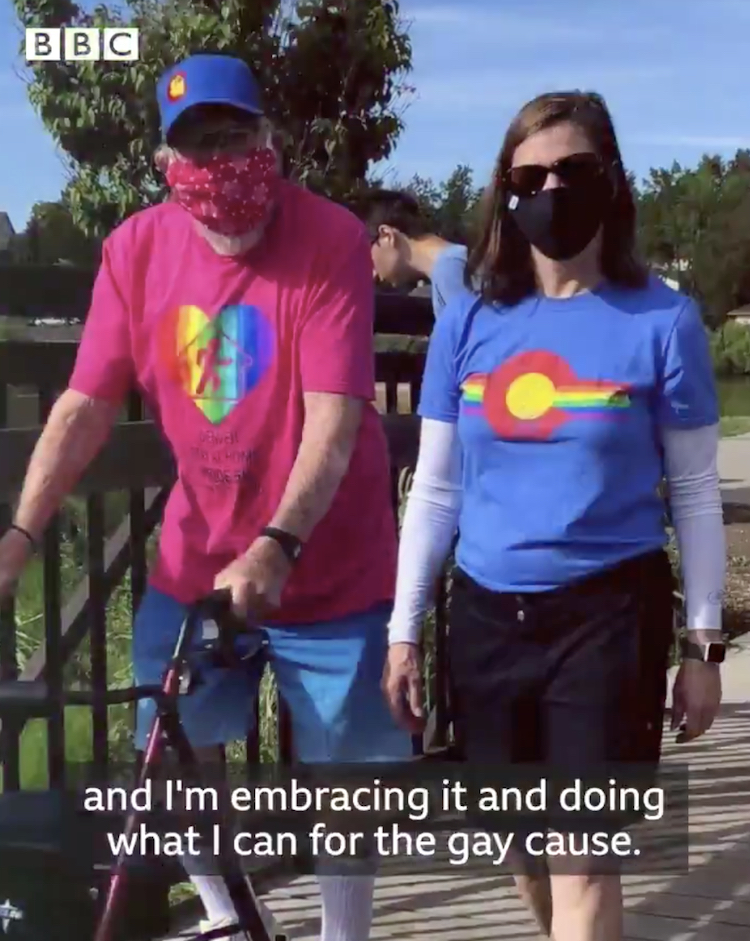 'i'm free!' 90-year-old man comes out to his gay daughter in truly touching video