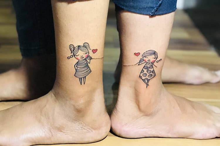 25 sibling tattoo ideas that are awwmazing