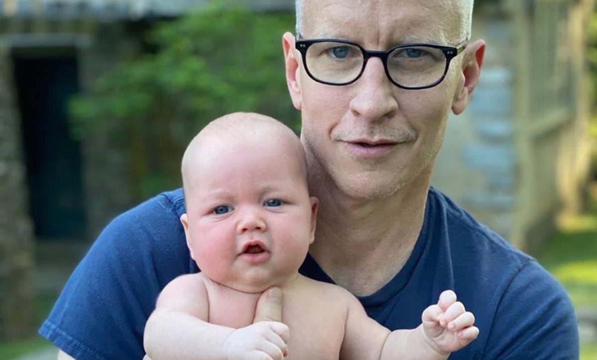 CNN's Anderson Cooper Shares New Photos of His 10-Week-Old Son Wyatt Morgan