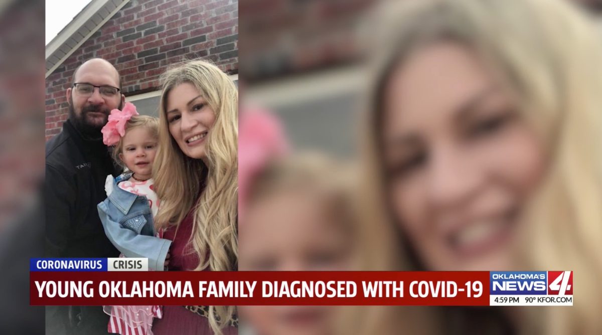 pregnant mom shares her regret for not wearing a mask in public after her whole family is diagnosed with covid-19 | "everlee will just scream out in pain and then pull at her head or pull at her tummy.