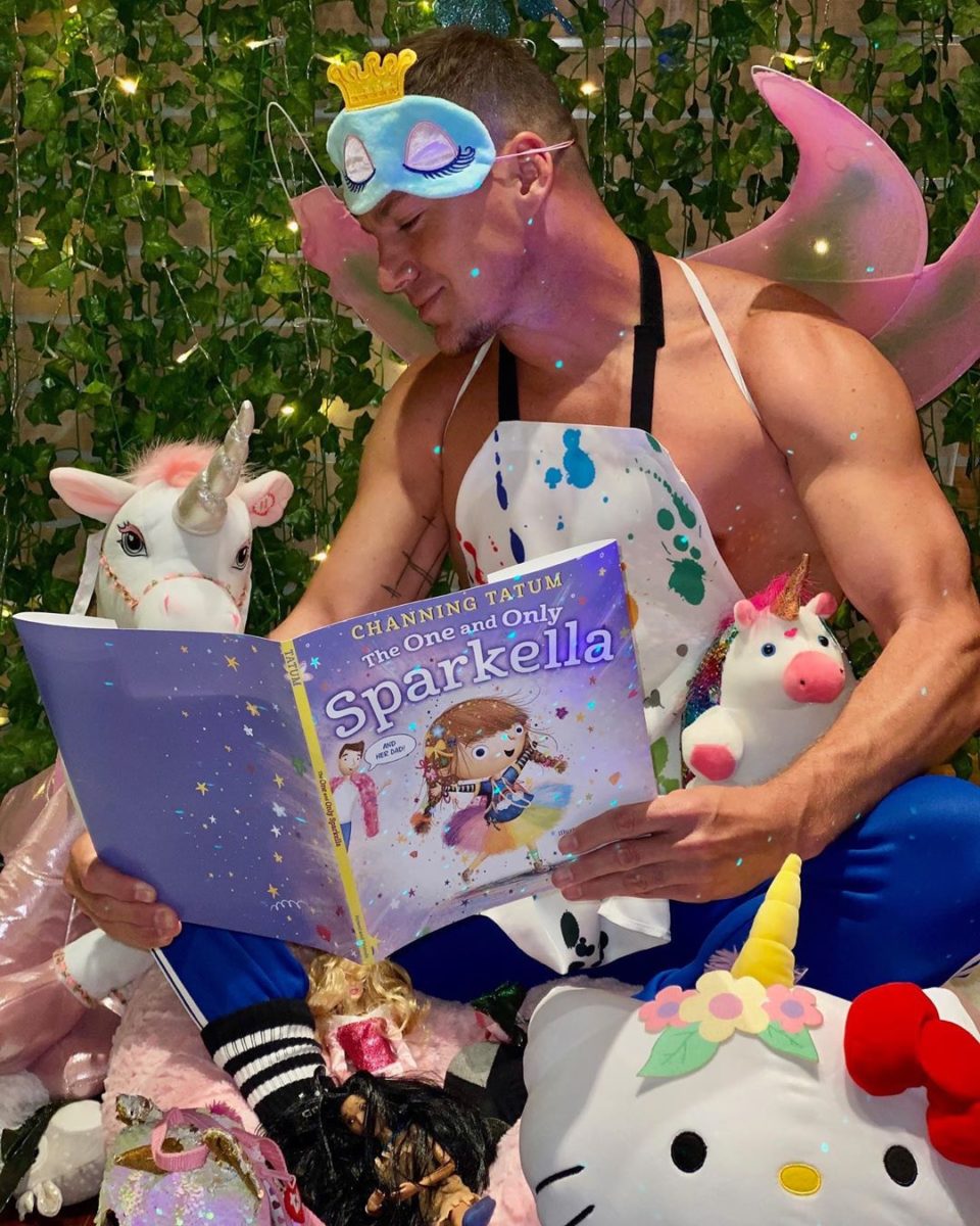 channing tatum announced he wrote a children's book with arguably the hottest photo of all time