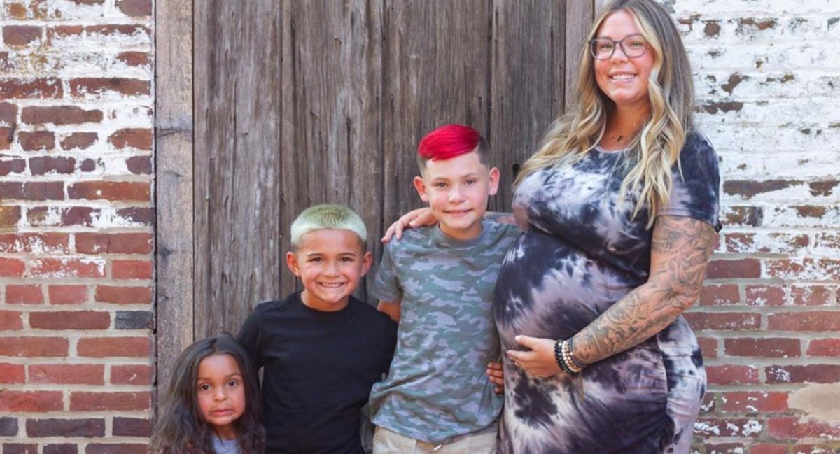 teen mom kailyn lowry shares that she welcomed baby #4 in july, but she doesn't have a name quite yet