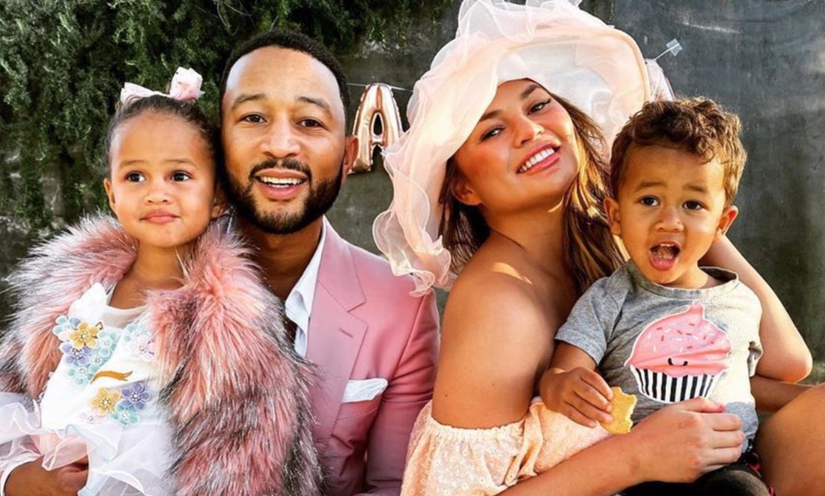 chrissy teigen found out she was pregnant after her breast implant removal surgery, now john legend calls it a 'quarantine surprise'