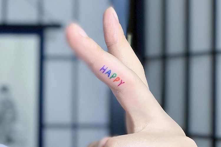 25 happy tattoos that will bring a smile to your face