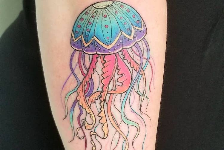 25 ombré tattoos with colorful appeal