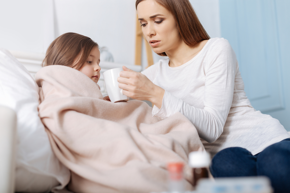should i send my daughter, who is sick with the flu, to her dad's just because of our custody agreement?