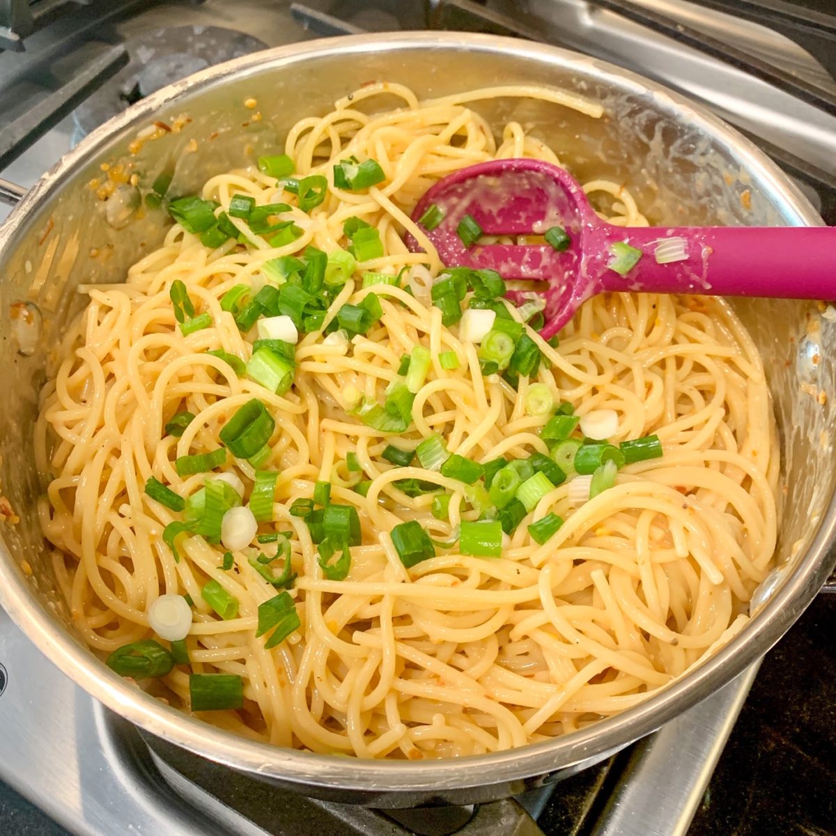 i made chrissy teigen's spicy miso pasta, and it's absolutely as delicious as it sounds
