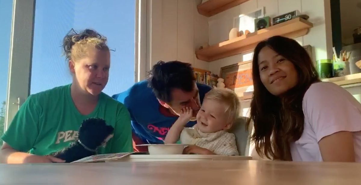 amy schumer posts sweet moment of 16-month-old saying 'mom'