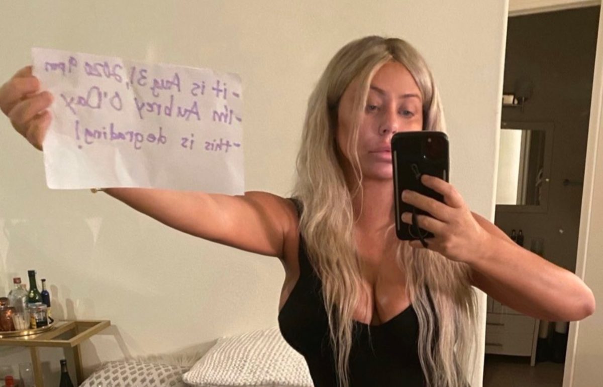 aubrey o'day responds after the daily mail posts paparazzi photos claiming they are of the singer and then body-shaming her