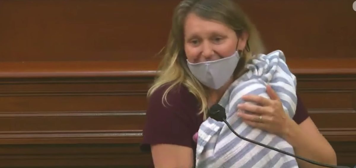 california assemblywoman, buffy wicks, brings newborn daughter on the assembly floor after assembly speaker denied her request to vote by proxy