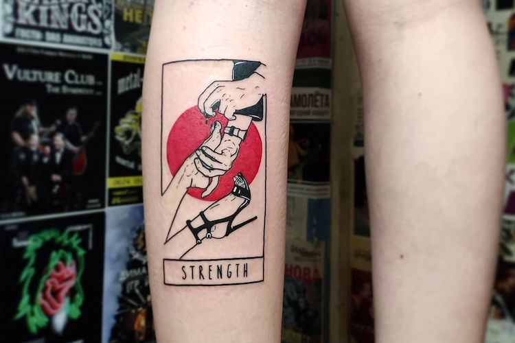 25 tarot card tattoos that are one of this year's hottest trends