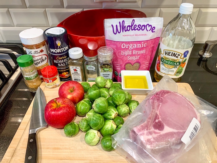 ayesha curry’s easy pork chops recipe ingredients