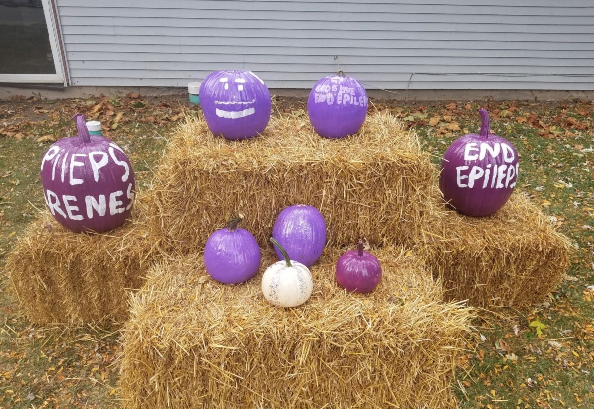 Why People Are Putting Out Purple & Teal Pumpkins This Year 