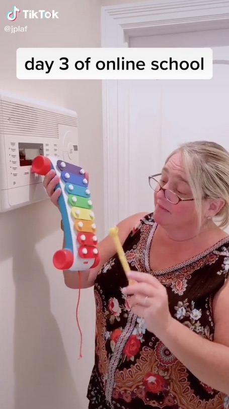 meet 'principal mom' who creates hilarious morning announcements in the age of remote learning