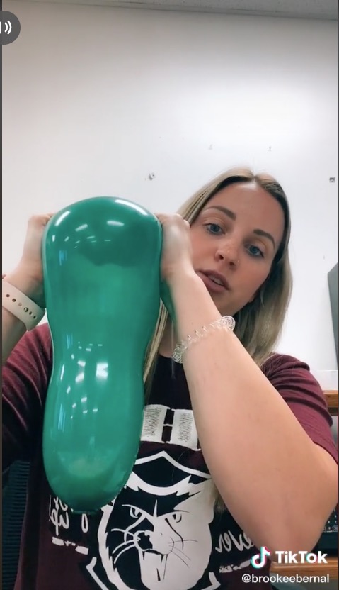 You Need to See This Teacher's Viral Childbirth Demonstration Using a Balloon