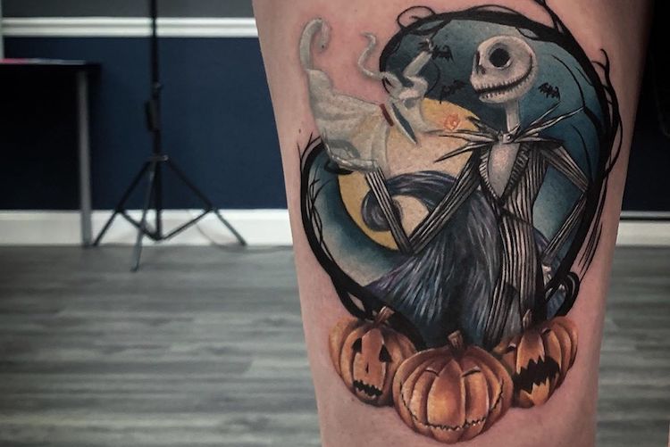 25 nightmare before christmas tattoos that are actually pretty dreamy