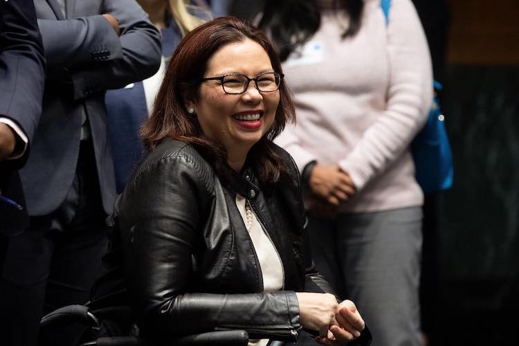 after being asked to pump in a toilet stall, senator tammy duckworth is working to expand lactation rooms in airports