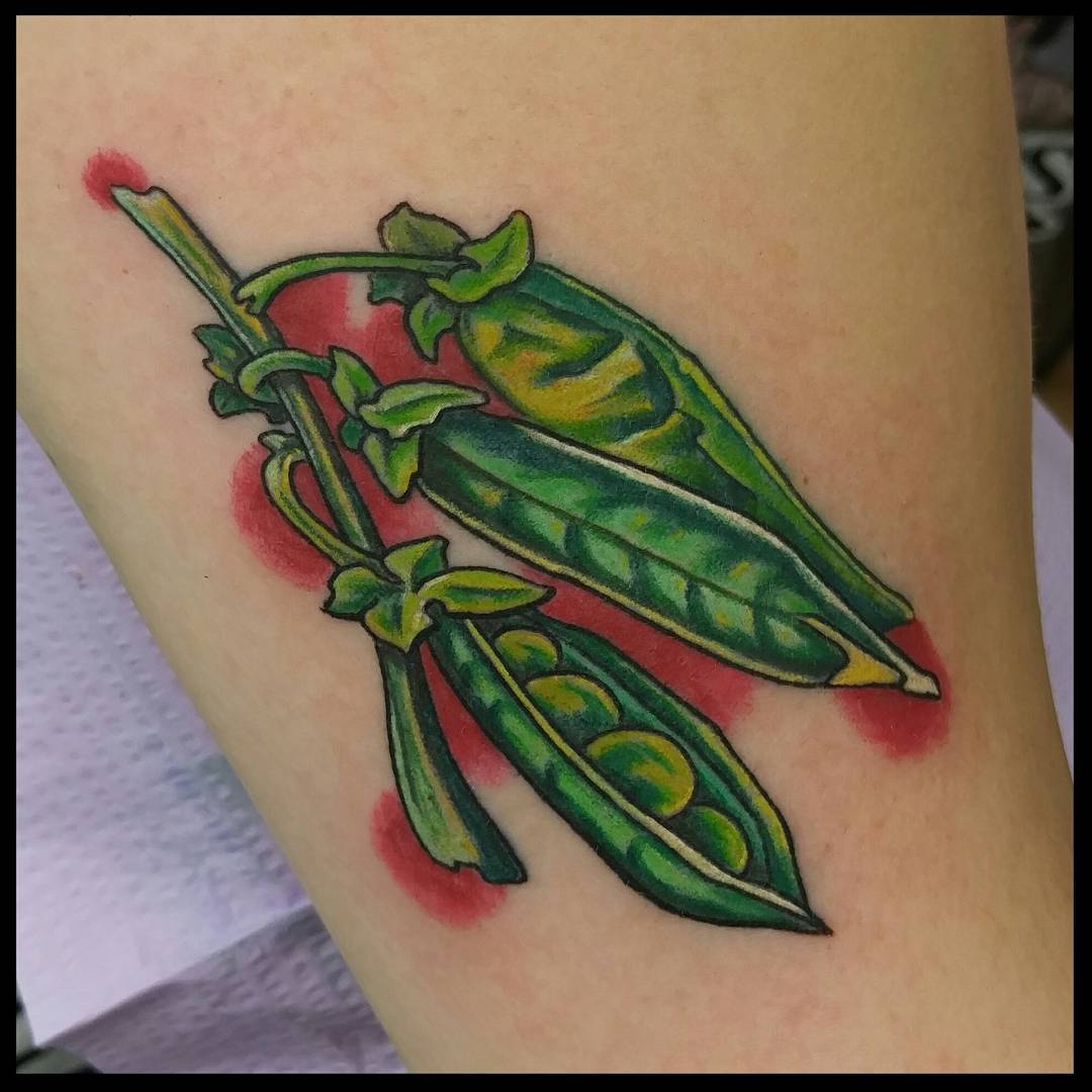 Green bean tattoo