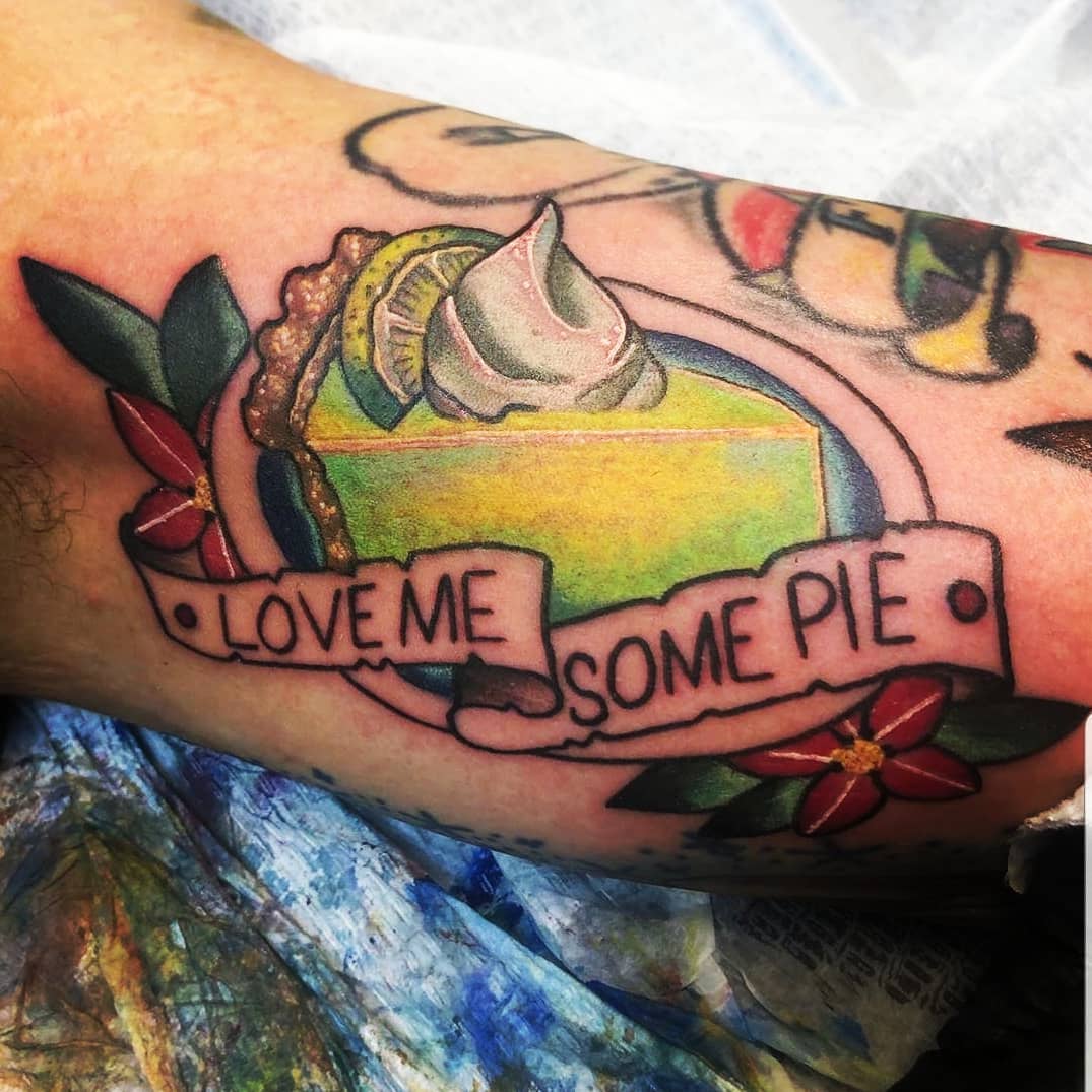 25 pie tattoos to celebrate pie season aka the holidays
