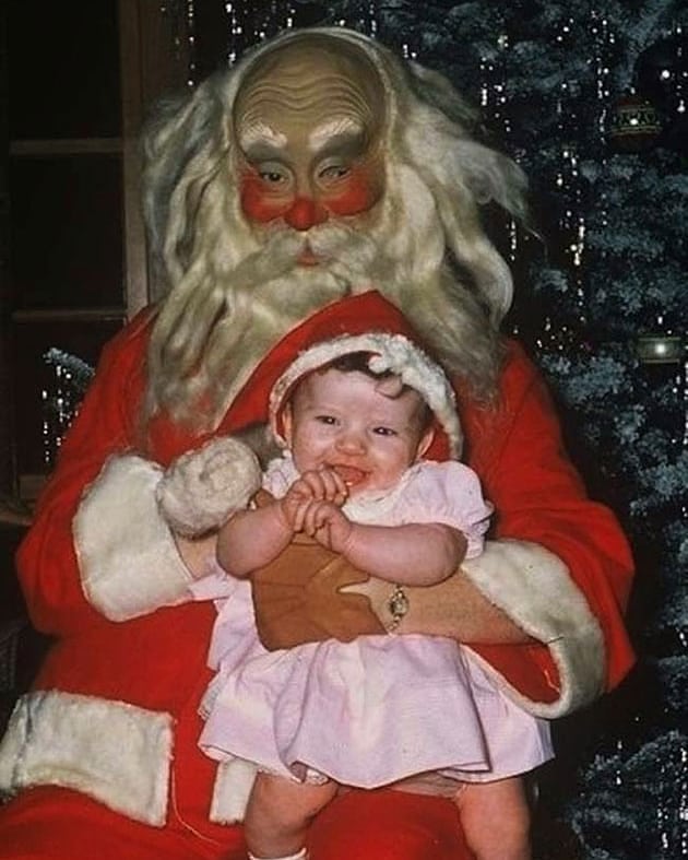 25 scary santas and the children they traumatized