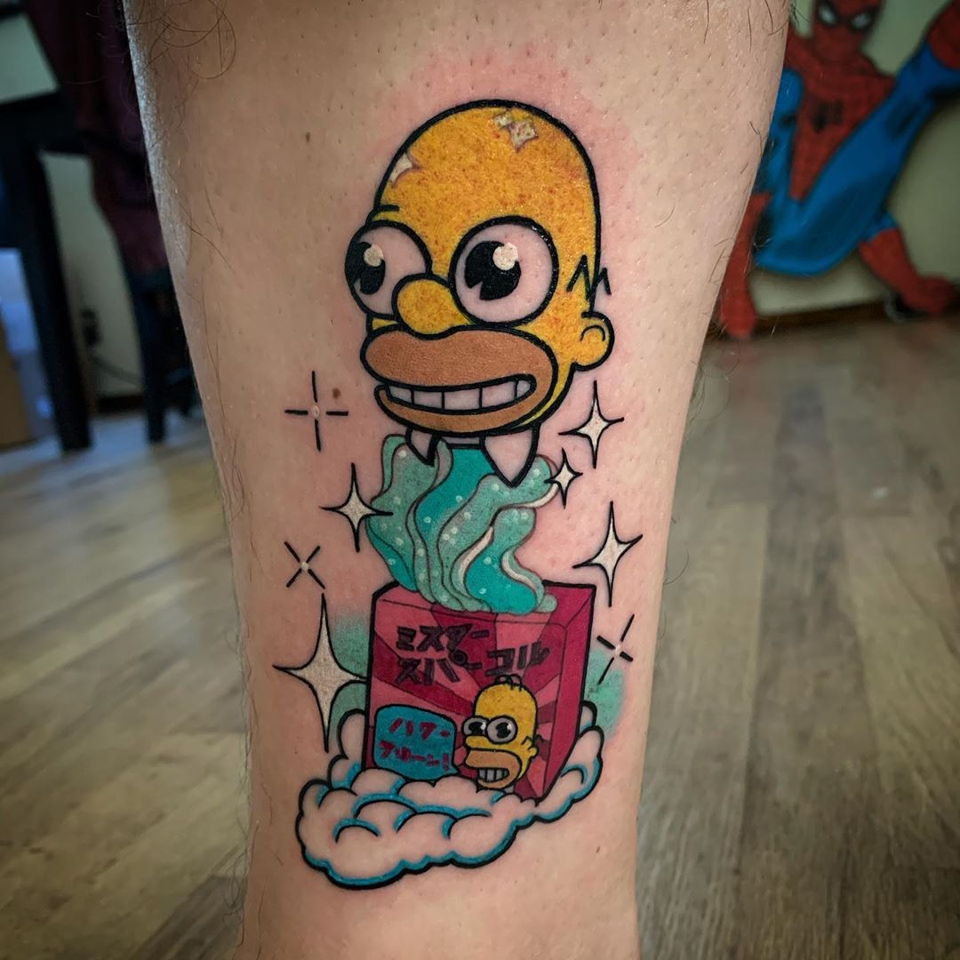 25 funny simpsons tattoos as wacky and wild as the show itself