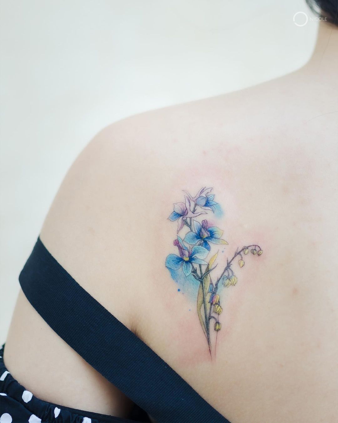 49 birth flower tattoos. @nicole_inkart. 