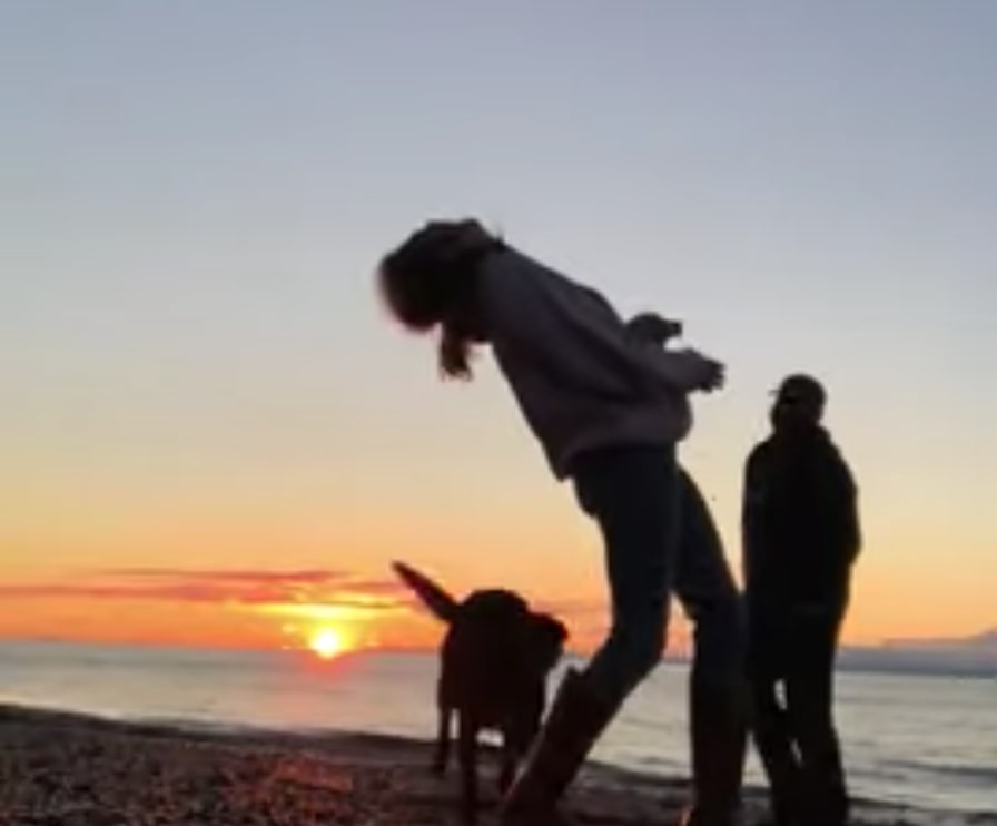 Couple’s Sunset Moment Bombarded By Dog Who Pees Over Camera
