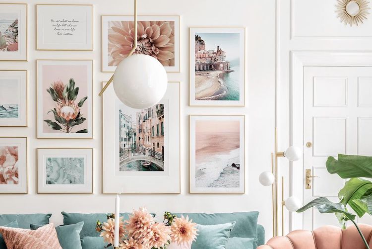 15 picture-perfect gallery walls that inspire us to buy and hang some art