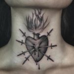 25 Daring Throat Tattoos That Put Detail Front and Center