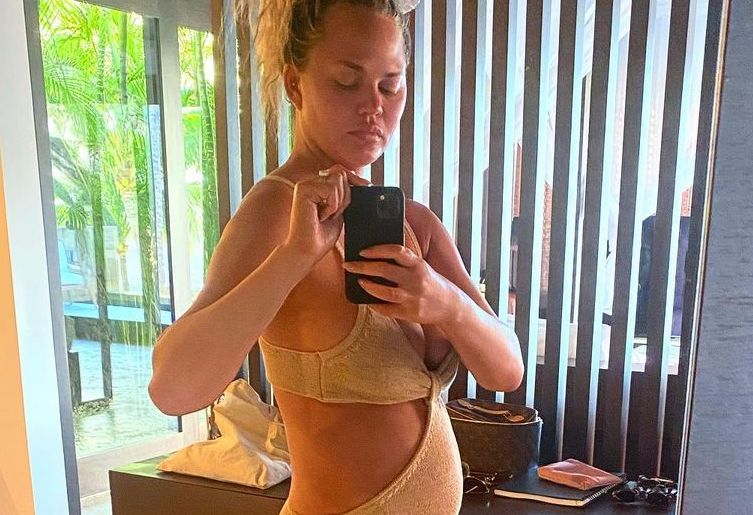 Chrissy Teigen on Having Her Bump Three Months After Losing Baby