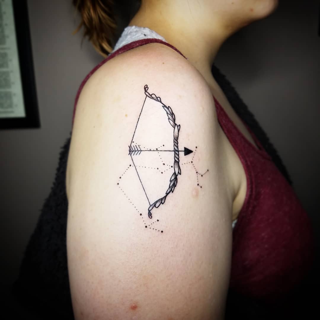 25 sagittarius tattoos that will shoot an arrow through your heart
