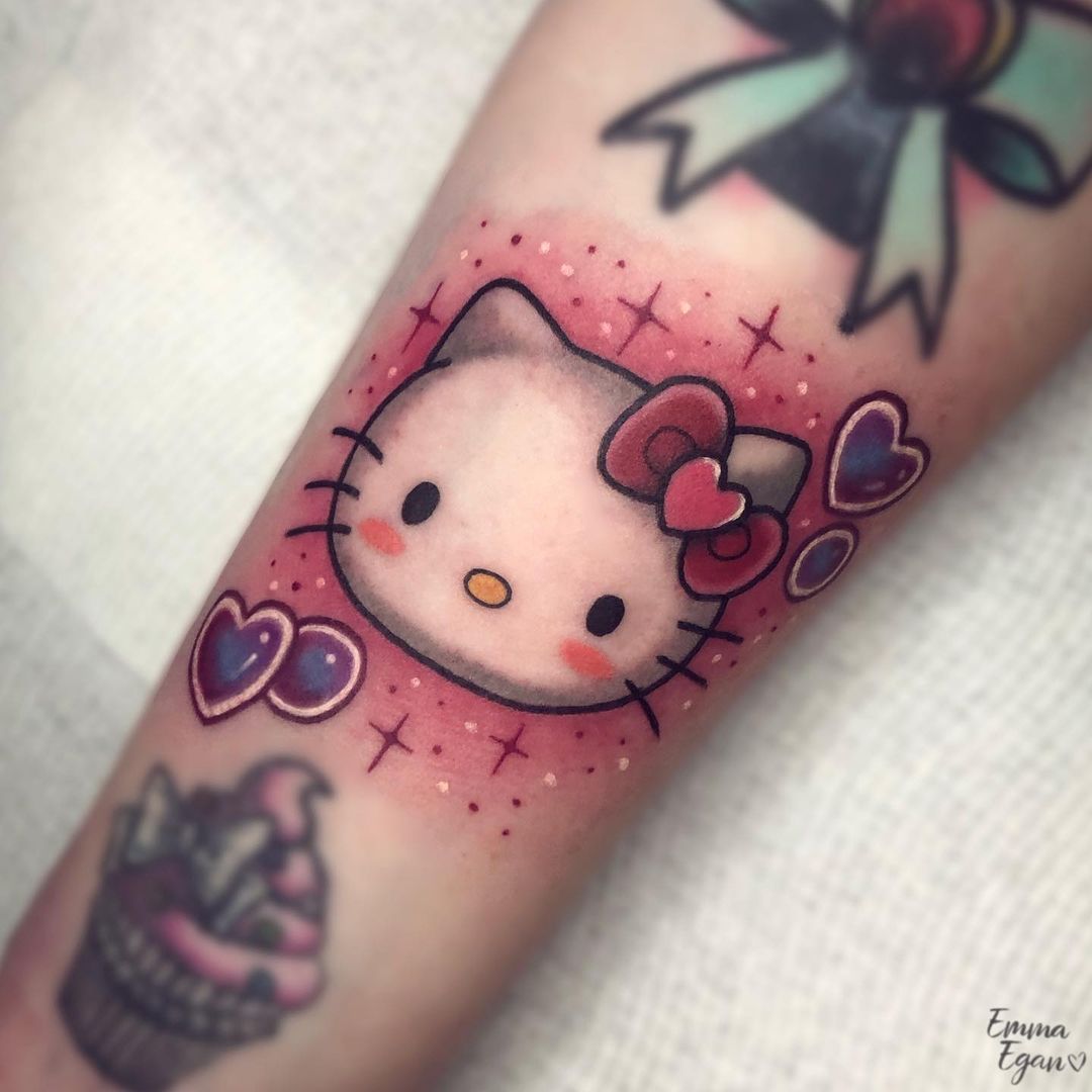 26 Exclusive Kitty Tattoos For Wrist - Tattoo Designs – TattoosBag.com