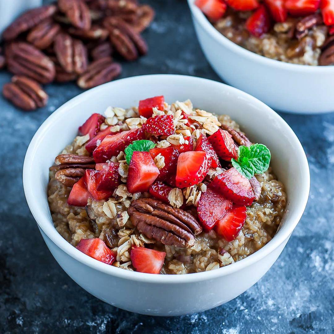 we found the most mouth-watering instant pot recipes that you will want to eat right now, like strawberry trail mix oatmeal.