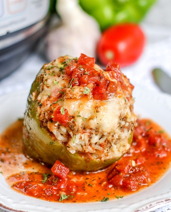 we found the most mouth-watering instant pot recipes that you will want to eat right now, like stuffed peppers.