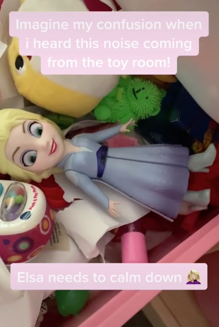 TikTok Mom's Records NSFW 'Frozen' Elsa Doll Malfunction