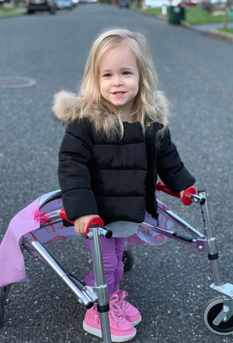 Toddler With Cerebral Palsy Uses Walker Like Her Grandma