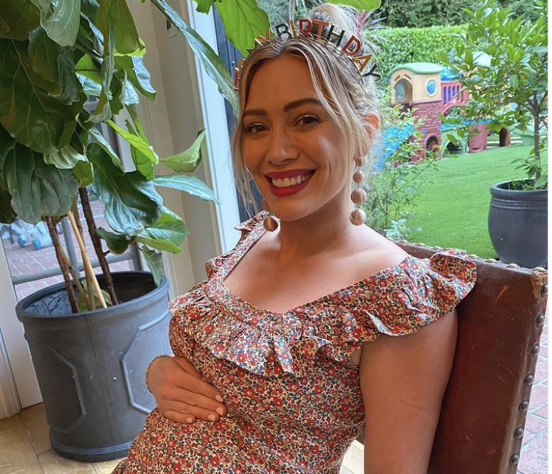 Hilary Duff Mourns Her Pre-Baby Bod, but is "Grateful" for Her Little Bundle