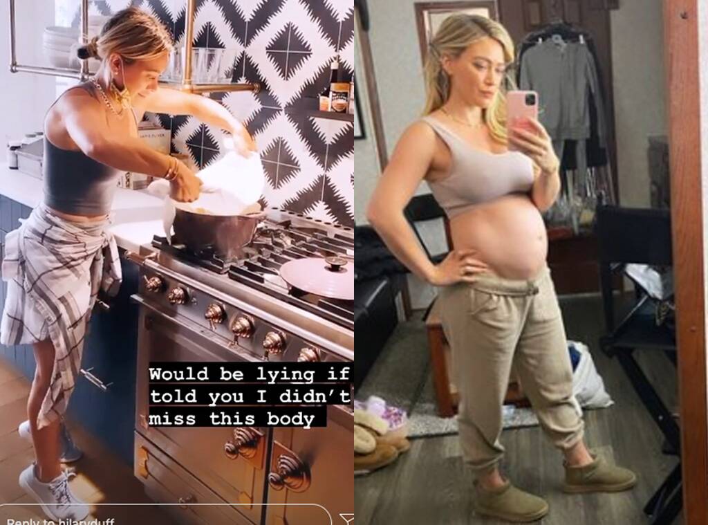 Hilary Duff Mourns Her Pre-Baby Bod, but is "Grateful" for Her Little Bundle
