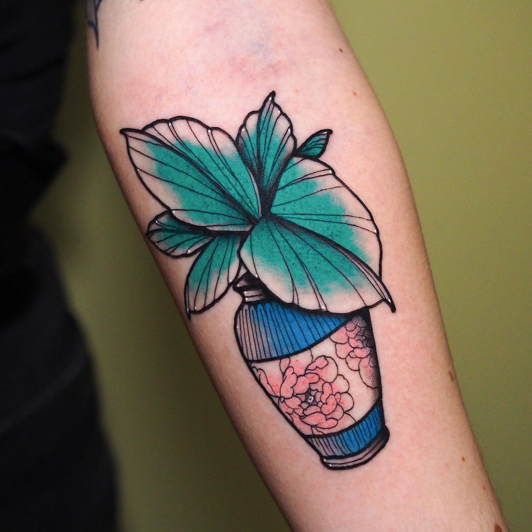 25 Herbaceous Plant Tattoos That Plant Parents Will Love