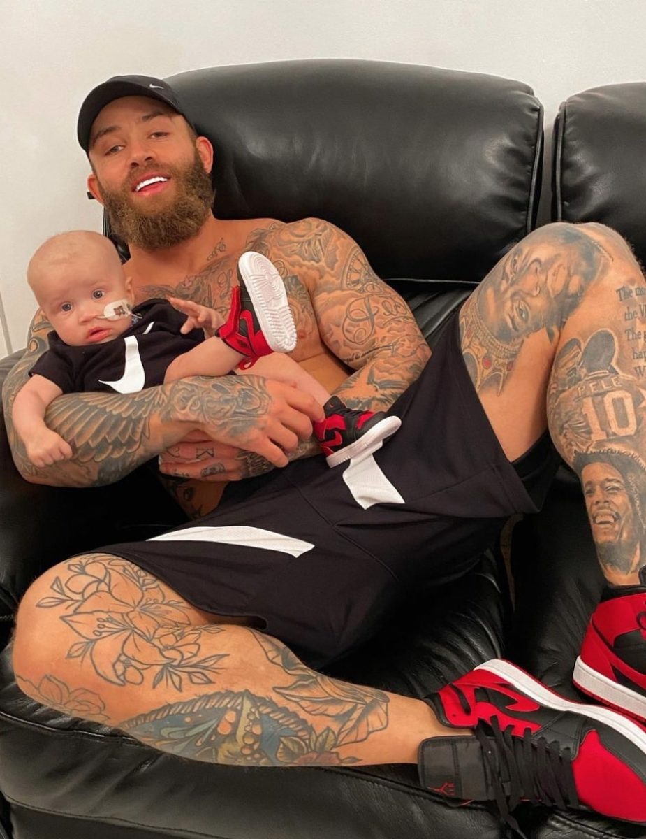ashley cain's 5-month-old receives stem cell transplant