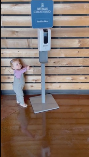 Meet the Baby 'Born in 2020' Who Thinks Everything Is Hand Sanitizer in Viral Video | The pandemic-related content we all need and deserve! Check out this viral video of a cute baby who thinks every object dispenses hand sanitizer.