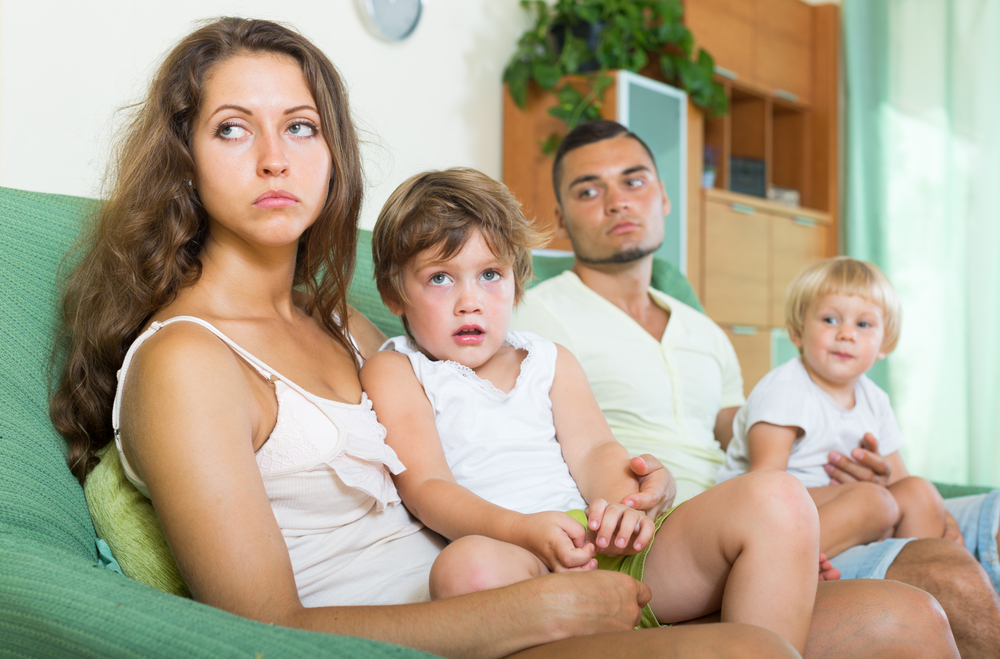 my boyfriend only claims my kids as his own when we're alone: advice?