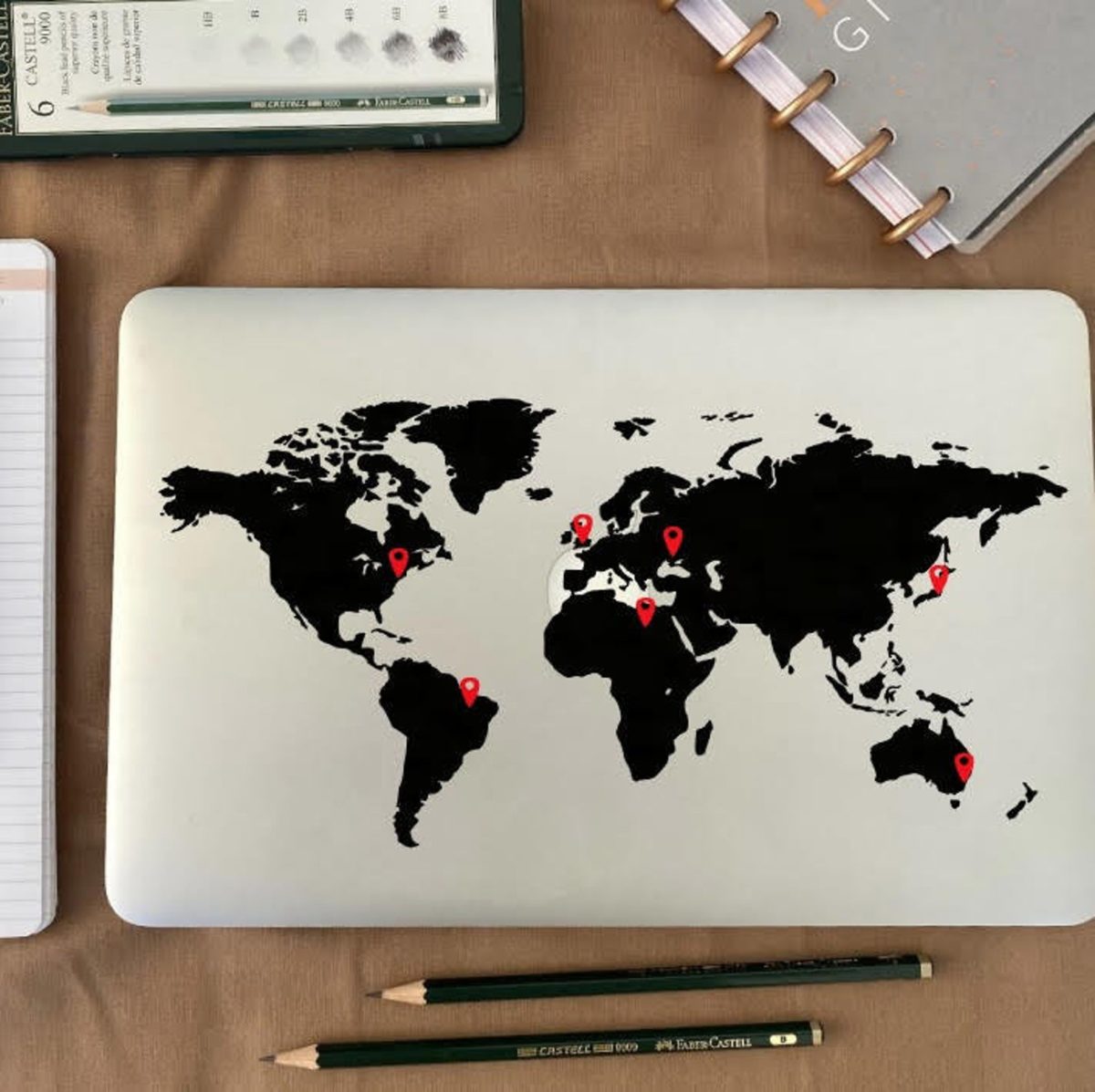 23 awesome laptop decals from etsy to make working a bit more fun | get creative with your workspace, specifically your laptop!