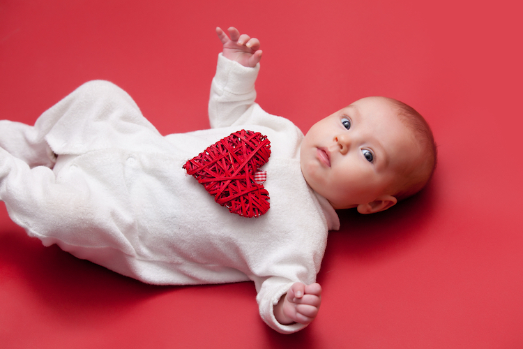 25 Romantic Names for Baby Boys to Commemorate for Valentine's Day