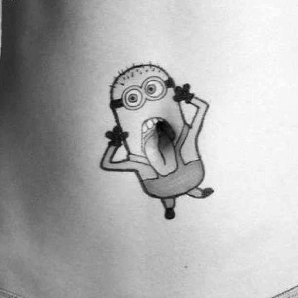 25 funny belly button tattoos to neaten up your navel