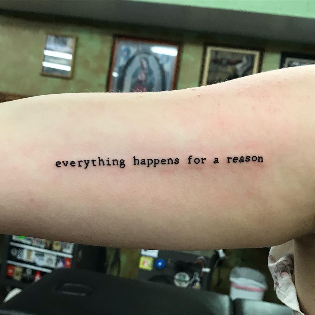 25 Typographic Tattoos That Capitalize On Fabulous Fonts