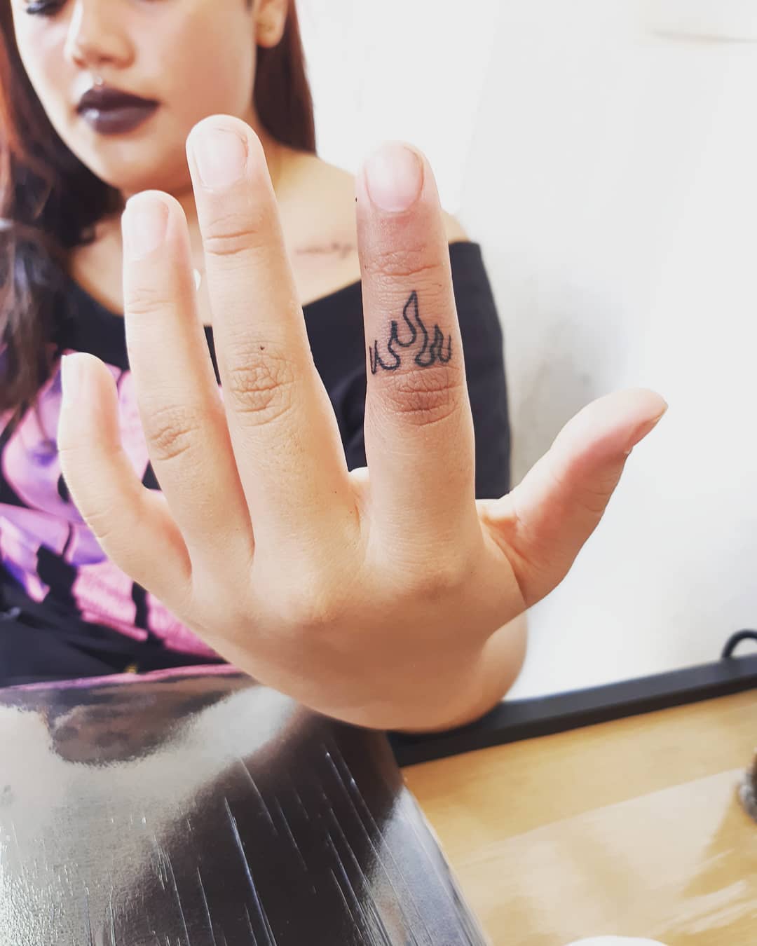Katy Perry Finger Tattoo