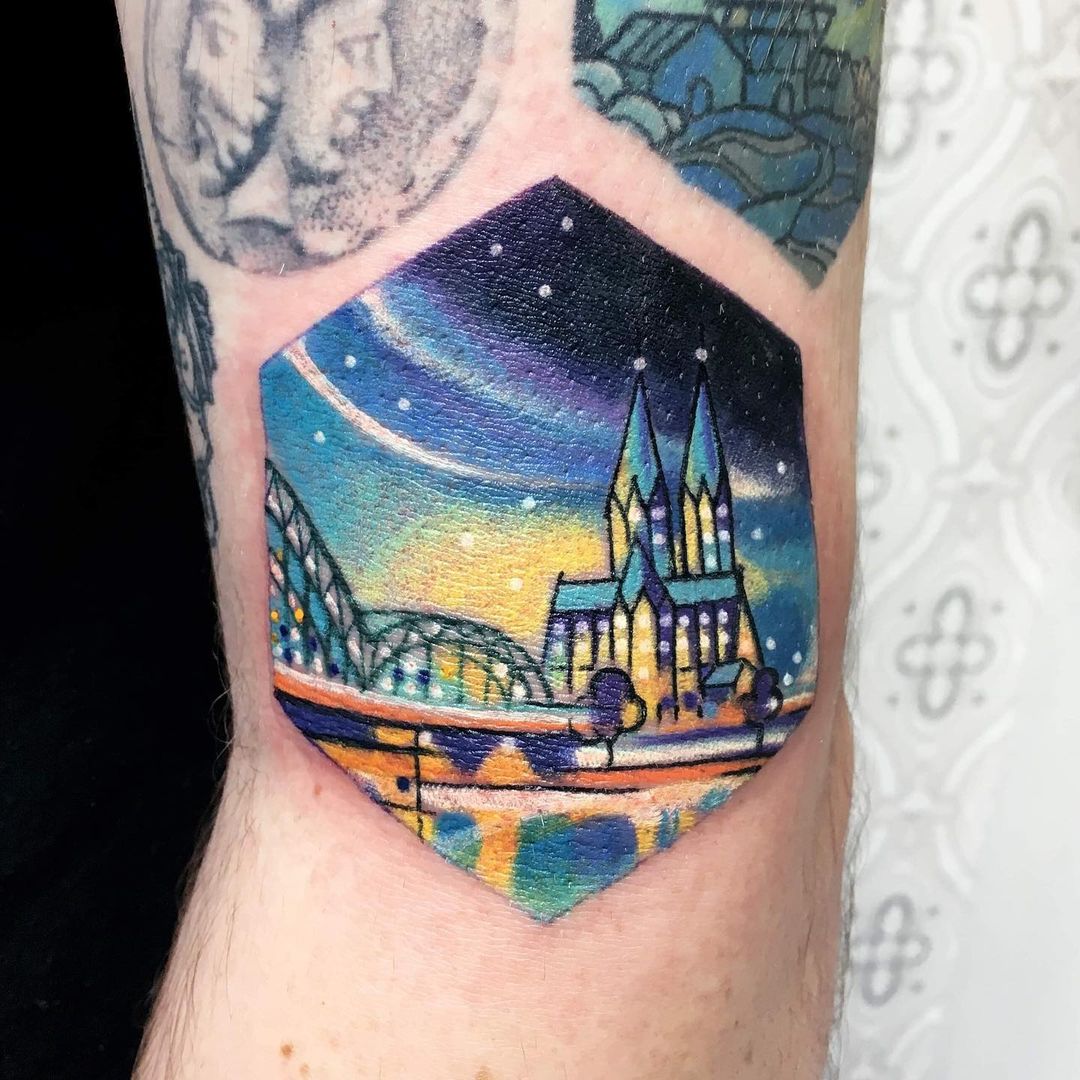 25 Architecturally Inspired Cathedral Tattoos That Embrace Gothic Style