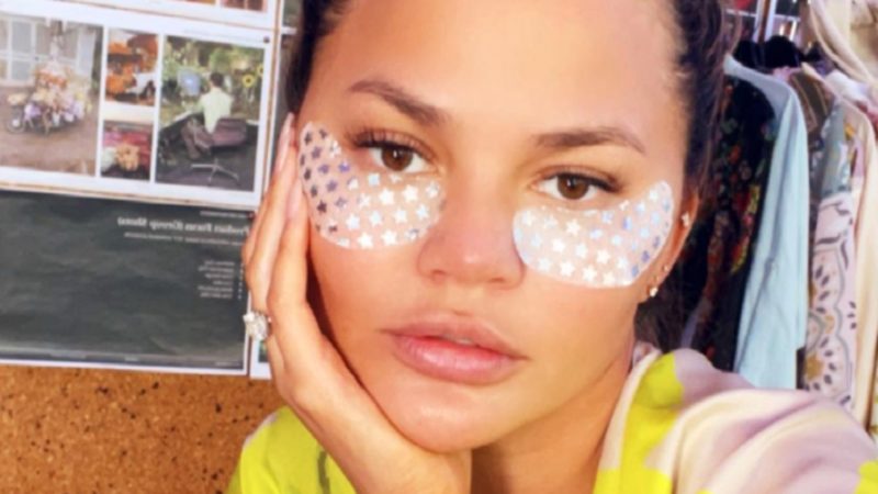 Chrissy Teigen Posted a Photo of Herself Wearing These Eye Masks, Now Everyone Wants Them